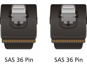 Delock 83055 mini SAS 36pin male-male (SFF 8087) 50cm kábel